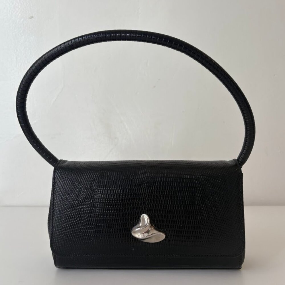 Little Liffner - Baguette Mini Swirl Bag - Black